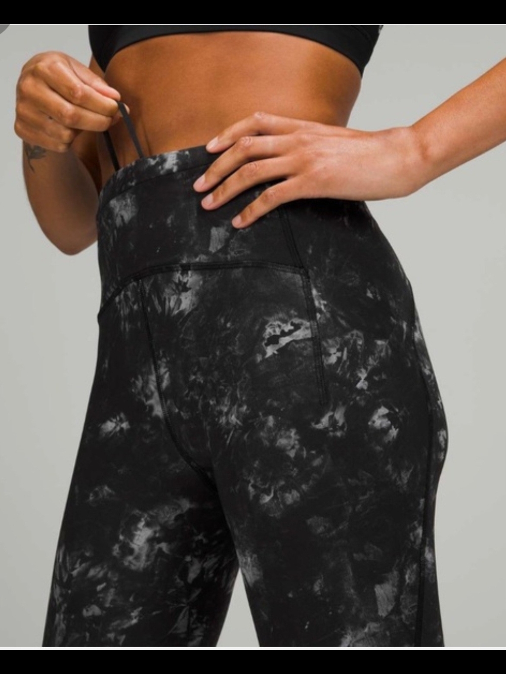 lululemon athletica - Swift Speed HR Crop 21" AQMB aqualia Multi Size 6 NWT - Picture 2 of 7